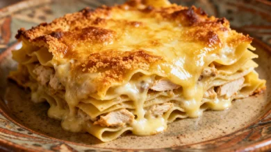 Como Fazer Lasanha de Frango com Requeijão Cremosa de Forno — Resultado Perfeito