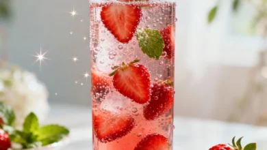 Drink de Morango com Espumante Refrescante, Sofisticado e Perfeito para o Verão