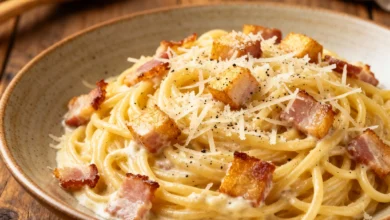 Receita de Macarrão à Carbonara Autêntico — Passo a Passo do Melhor Macarrão à Carbonara