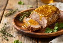 Tender ao Molho de Mostarda e Mel